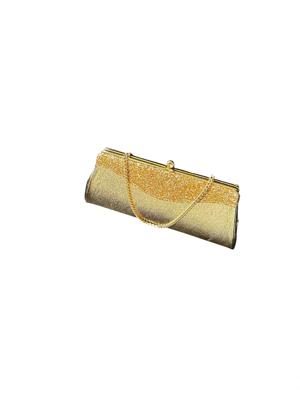 Vintage 1960s Gold Clutch